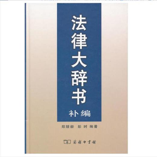 法律大辞书补编——法律文件表式 商品图0