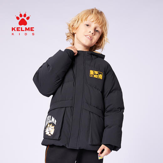 KIDS卡尔美冬新款男童棉袄棉服加厚运动休闲外套 商品图3
