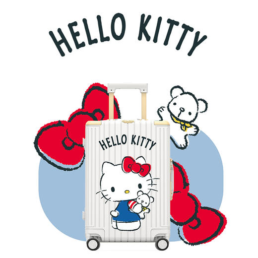 银座 x HelloKitty 梦幻联名白色系列9890K铝框箱 商品图5