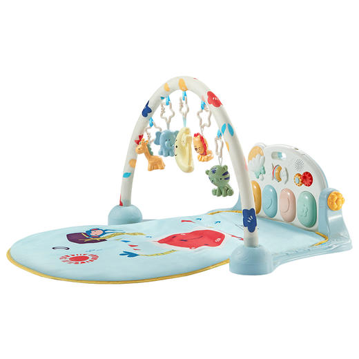 贝恩施脚踏钢琴婴儿健身架器新生儿玩具0-1岁踩脚蹬3-6个月女宝宝 商品图1