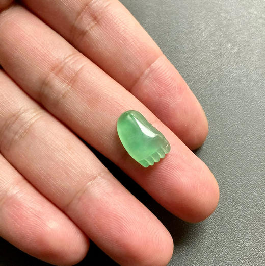 冰种阳绿翡翠知足常乐 商品图7