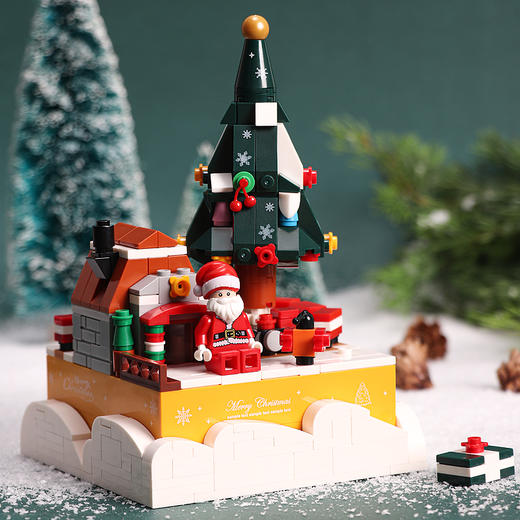 【云优选】LWCK乐玩创客圣诞积木树 兼容乐高 儿童小颗粒积木圣诞树拼插玩（拆封后不支持退换货，介意慎拍！） 商品图2