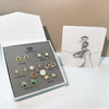 一周耳钉礼盒 925银针百搭耳环 商品缩略图1