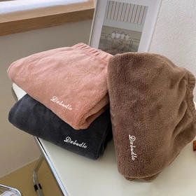 珊瑚绒睡裤女长裤秋冬季女士加厚绒宅宅仙女暖暖裤加厚加绒可外穿