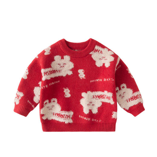 【关键是超好看！】2022可爱儿童毛衣，宝宝圣诞款针织衫，立体提花亲肤又舒适，妈妈亲子装上衣卡通衣服休闲秋装潮 商品图5