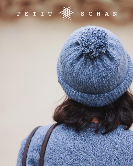 PETIT SCHAN小闪 #043 twinkle twinkle little star 繁星闪烁 秋冬高端针织系列花纱纯山羊绒螺旋状坑条多种戴法冷帽 商品图3