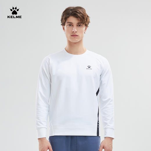 卡尔美圆领卫衣男秋冬套头衫百搭运动休闲长袖上衣 商品图1