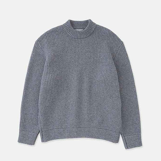 DIGAWEL Mockneck Sweater意大利面料纯羊毛毛衣 套头圆领针织衫 商品图3