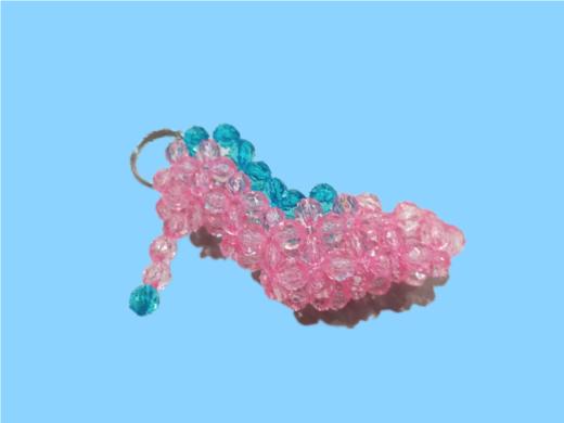 丞恩工坊 手工串珠钥匙挂件 高跟鞋 商品图0