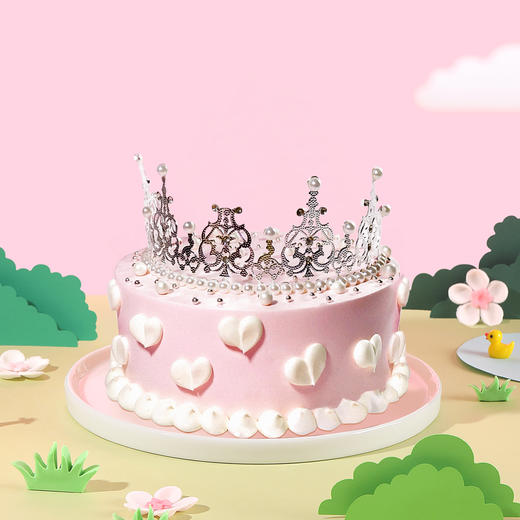 【芝心会员2升3磅兑换专属】-3磅公主花环，用券立减100元 商品图0