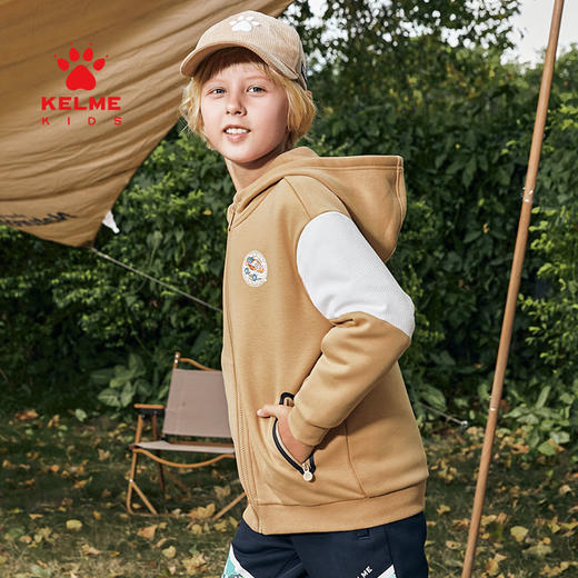 KIDS卡尔美儿童外套男童百搭新款春秋大童休闲上衣 商品图3