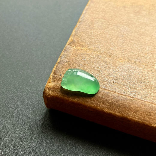 冰种阳绿翡翠知足常乐 商品图2