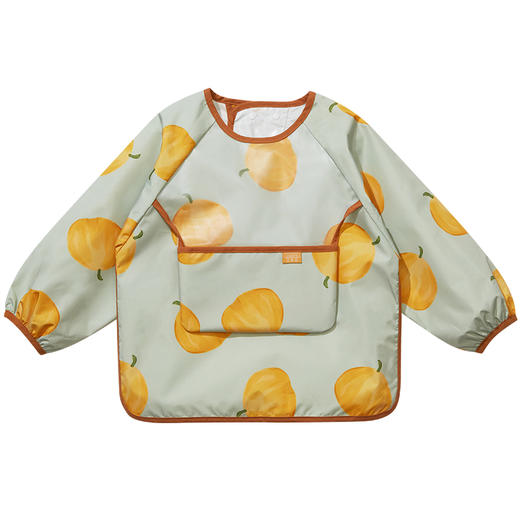 贝恩施宝宝罩衣婴儿吃饭围兜饭兜防水防脏儿童画画围裙反穿衣女男 商品图1