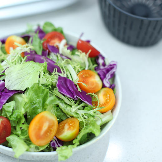 美善品TM6TM5专用蔬菜沙拉甩干篮甩水篮食品级网锅小美专用配件 商品图3