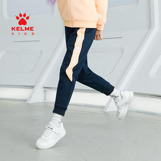KIDS卡尔美童装女童长裤秋冬新款中大童运动休闲裤百搭 商品图0