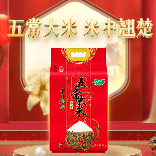 十月稻田 五常大米 香米 5kg  稻花香2号 东北大米  十斤 商品图1