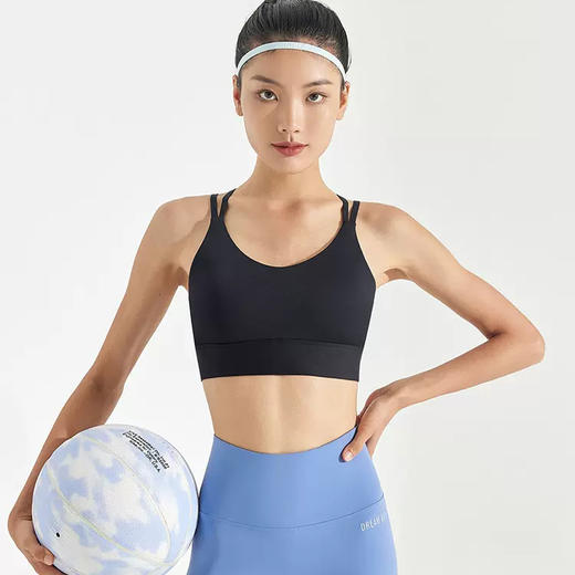 【人气爆款】跃牌【瑜见伽人系列】全罩杯中强度细带美背运动内衣女防震聚拢定型防下垂瑜伽健身文胸YJYX1010 商品图3