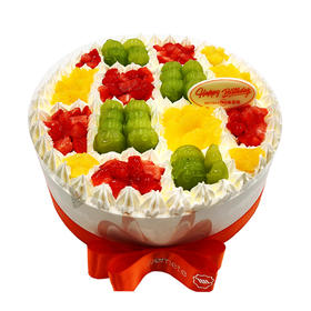 味美特新款“宫格水果蛋糕”应季水果-新鲜水果蛋糕