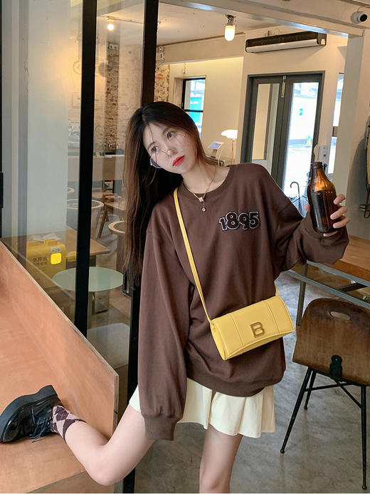 圆领韩系卫衣 商品图0