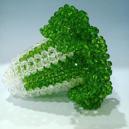 丞恩工坊 手工串珠摆件 玉白菜 商品图0