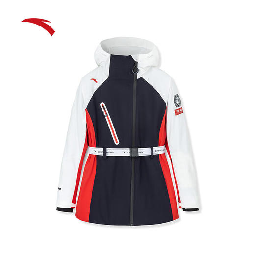 【无腰带，介意慎拍】【M/L断码】安踏中国冰雪女款外套冬滑雪棉服防水透湿连帽风衣162247802【库存有限，如无货将做退款，介意慎拍！】 商品图4