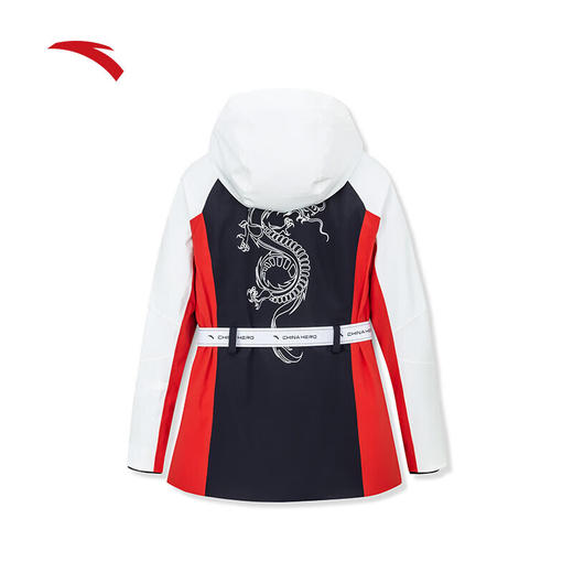 【无腰带，介意慎拍】【M/L断码】安踏中国冰雪女款外套冬滑雪棉服防水透湿连帽风衣162247802【库存有限，如无货将做退款，介意慎拍！】 商品图5