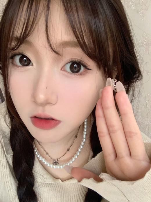 laseecon 年抛美瞳 嘿黑 直径14.5mm着色13.6mm 商品图12