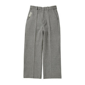 N.HOOLYWOOD WIDE TROUSERS 复古元素英伦风羊毛宽版廓形长裤