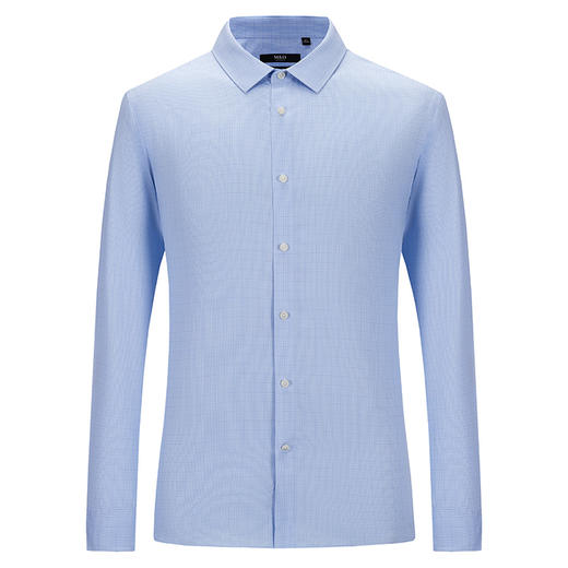 【DP免烫】MD名盾秋冬春男长袖纯棉衬衫免烫易打理商务西装衬衣 商品图4