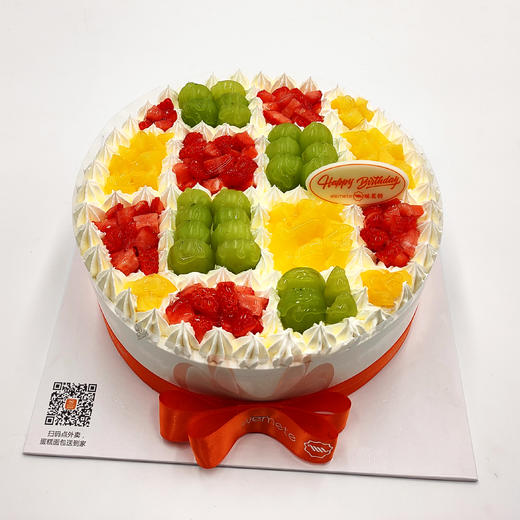 味美特新款“宫格水果蛋糕”应季水果-新鲜水果蛋糕 商品图1