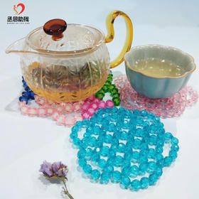 丞恩工坊 手工串珠杯垫