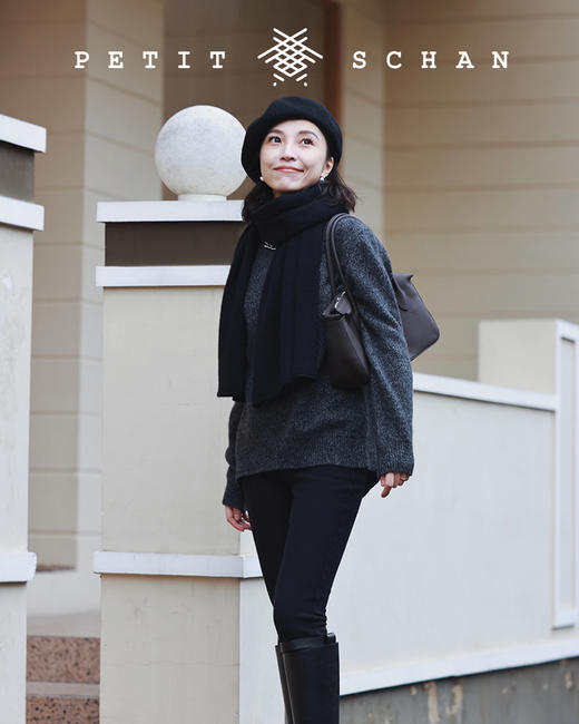 PETIT SCHAN小闪 CLO#147 twinkle twinkle little star 繁星闪烁 秋冬高端针织系列花纱纯山羊绒套头茧型慵懒毛衣 商品图10