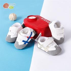贝贝怡防滑学步鞋男小童春秋婴儿鞋子0-1岁软底夏 女宝宝不掉单鞋