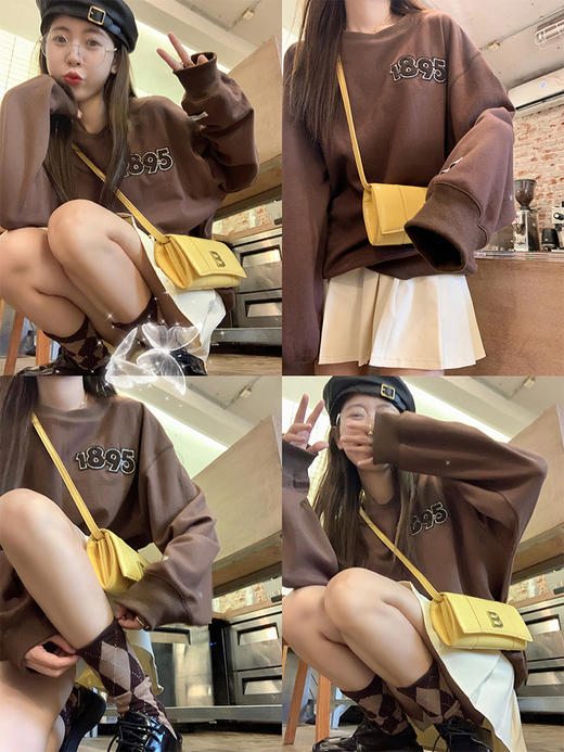 圆领韩系卫衣 商品图1