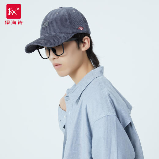 EX2伊海诗22秋冬灯芯绒棒球帽 新款男女情侣 防风休闲运动 商品图2