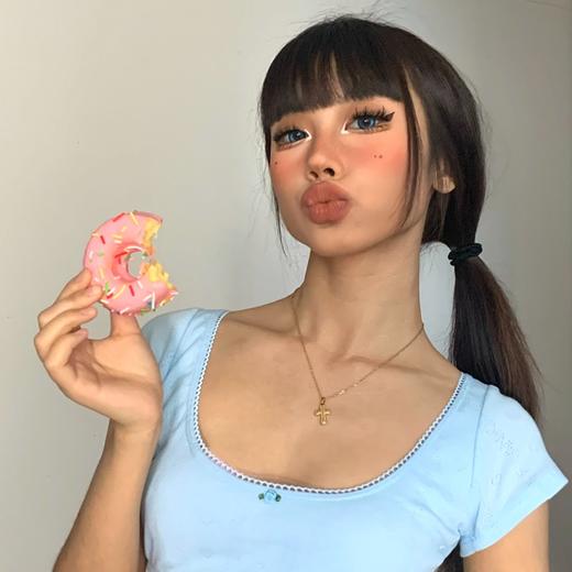 woolilens 半年抛 比巴卜蓝 直径14.5mm着色14.0mm 商品图9