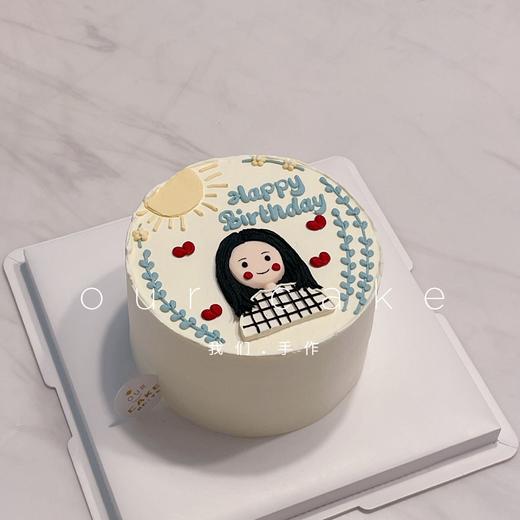 女孩女生手绘蛋糕-低糖处理无添加 商品图0