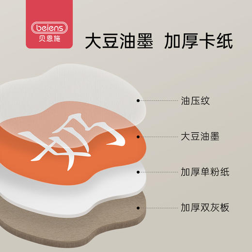 贝恩施儿童识字拼图板幼儿汉字认字卡宝宝平图益智早教玩具3-6岁4 商品图4