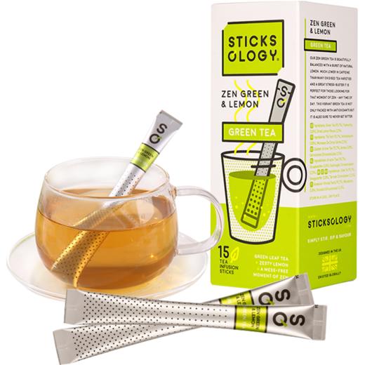 【中欧班列精选2盒】比利时绿茶茶棒 原装进口欧乐集柠檬味绿茶茶棒 37.5g/盒 商品图2