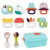 贝恩施摇铃婴儿玩具益智早教新生儿可啃咬牙胶宝宝0-3-6个月1岁一 商品缩略图1