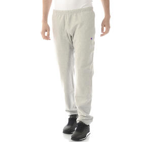 CHAMPION 冠军 男士棉质刺绣徽标休闲运动裤 灰色 210969 EM004