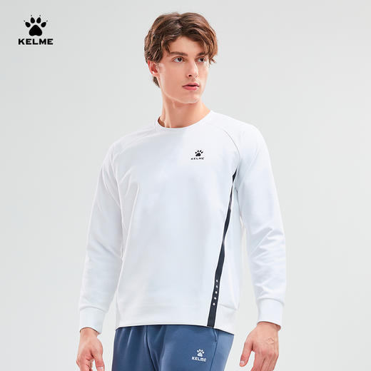 卡尔美圆领卫衣男秋冬套头衫百搭运动休闲长袖上衣 商品图2