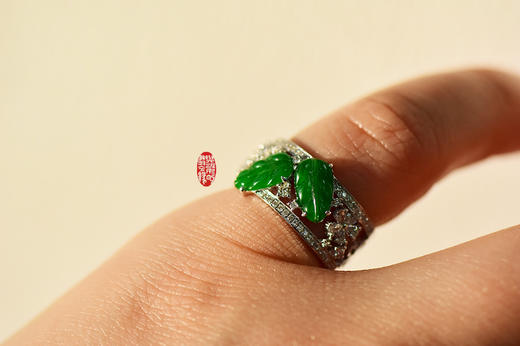 双生叶戒坠 商品图5