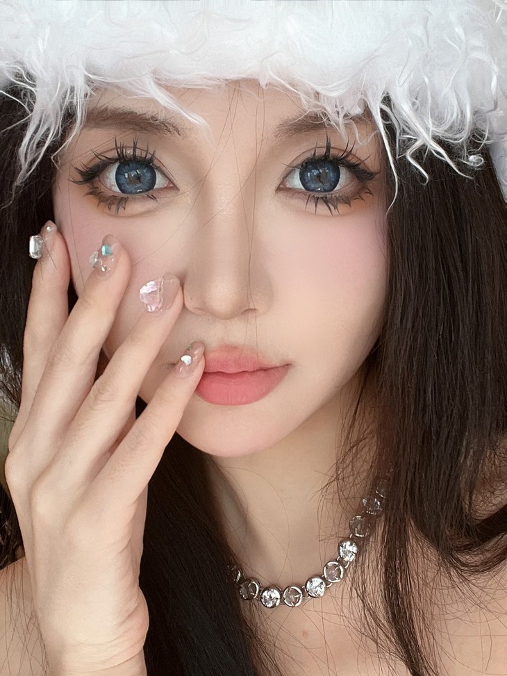 Hanawink年抛隐形眼镜 普鲁士牛仔14.5mm 1副/2片-VVCON美瞳网21