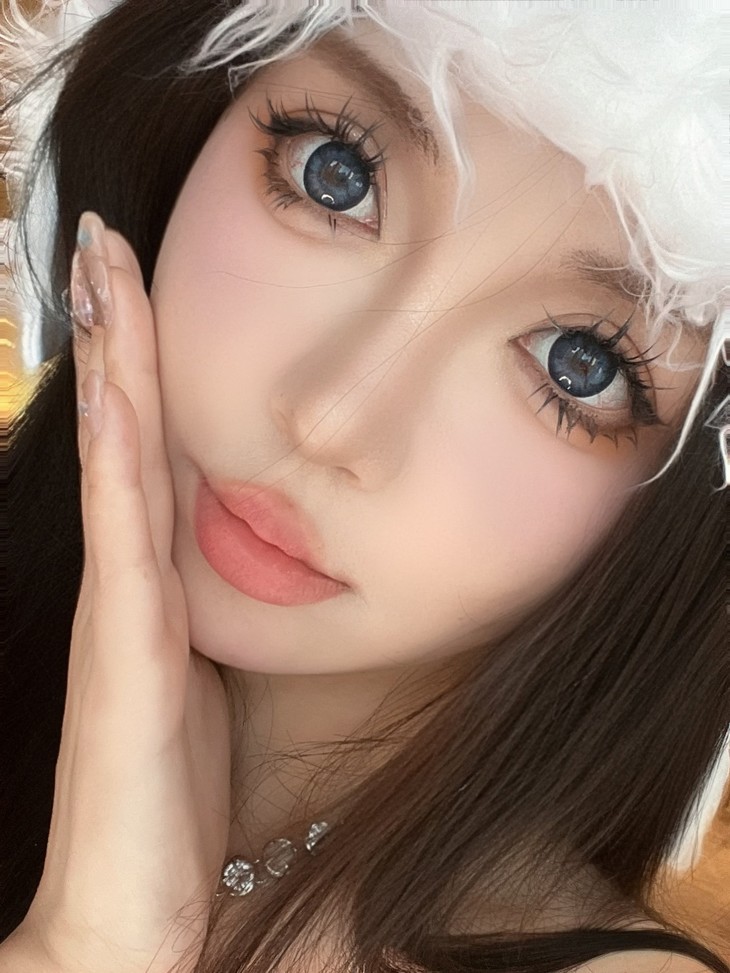 Hanawink年抛隐形眼镜 普鲁士牛仔14.5mm 1副/2片-VVCON美瞳网20