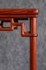 红桥红  家具严选  缅甸花梨（大果紫檀）【90木面/石面  颐和园圆腿 花架】 商品缩略图5