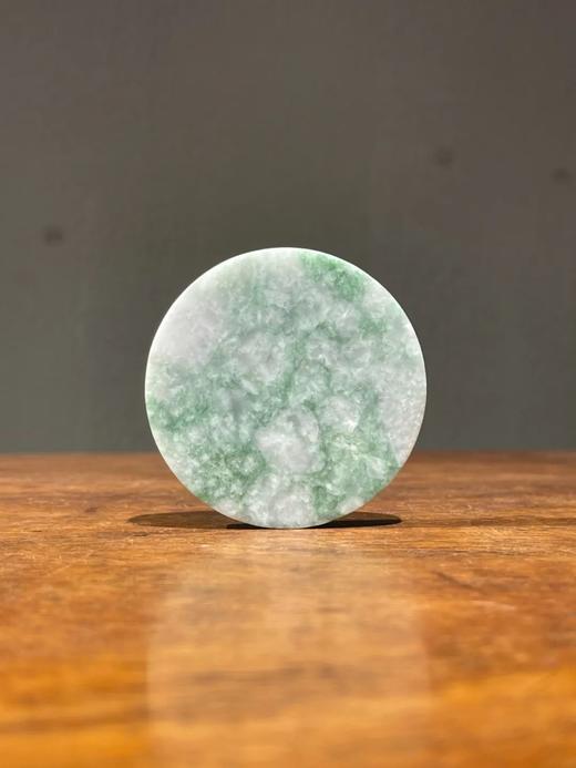 天然翡翠圆饼型吊坠，顺丰包邮 商品图0