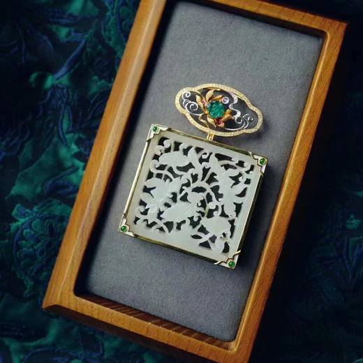 岁月拾遗 精品古玉吊坠   一路连科 项链 商品图0