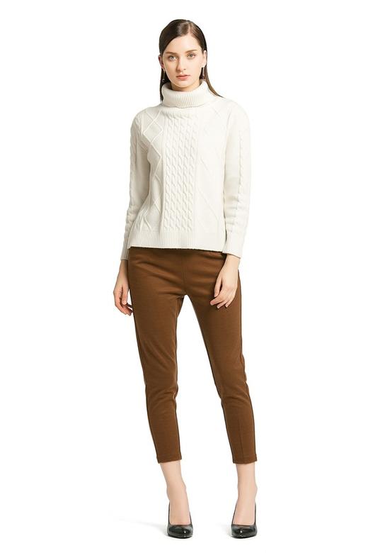 NOIR 棕色修身西装裤 243 商品图1