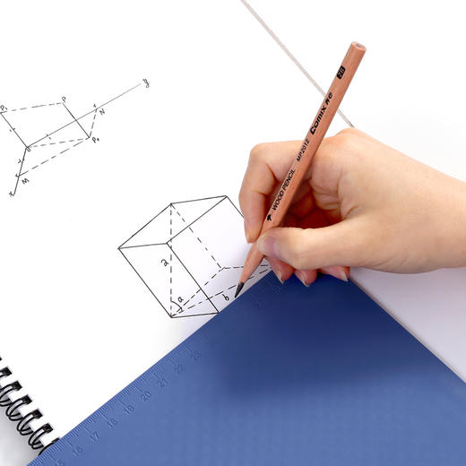 齐心 A7688 竖式全塑胶板夹 A4 商品图2